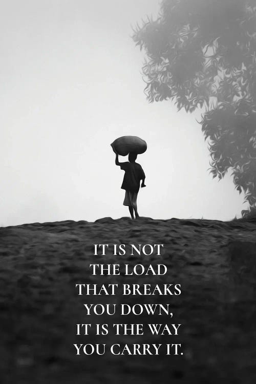 Carry Wisely by Adrian Baldovino wall art