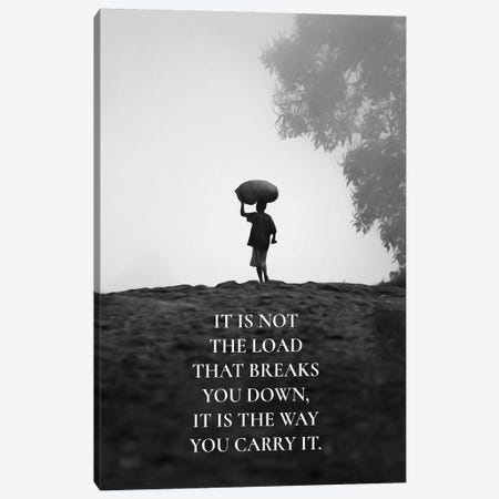 Carry Wisely Canvas Print #ABV1292} by Adrian Baldovino Canvas Wall Art