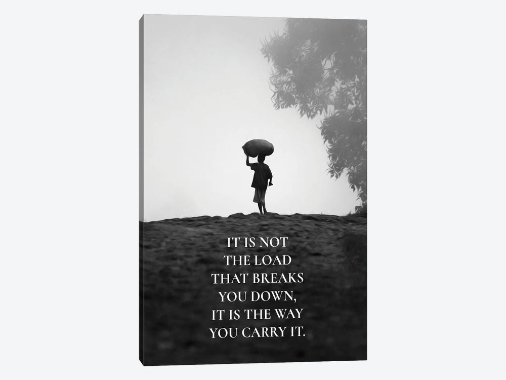 Carry Wisely by Adrian Baldovino 1-piece Canvas Print