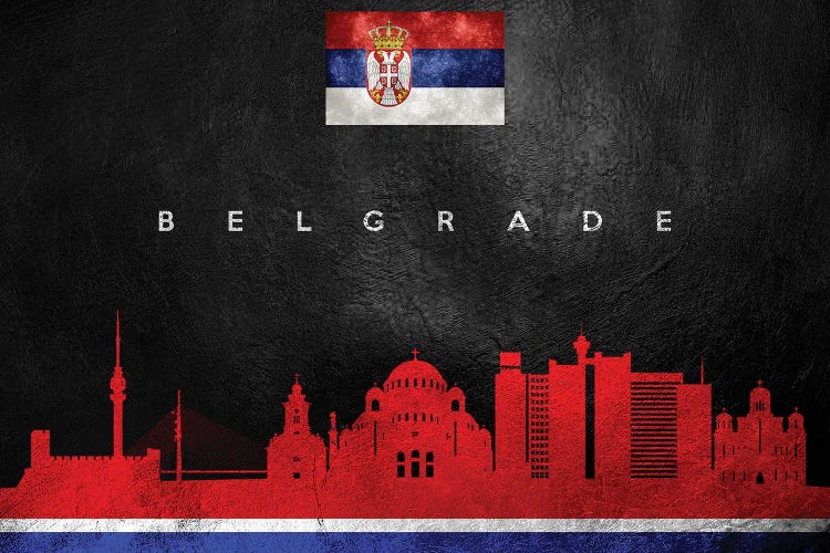 Belgrade Serbia Skyline