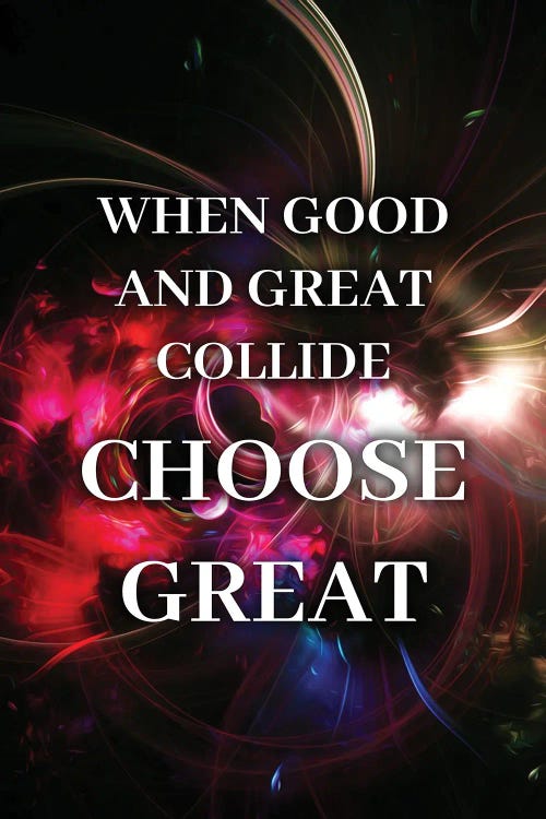 Good And Great by Adrian Baldovino wall art