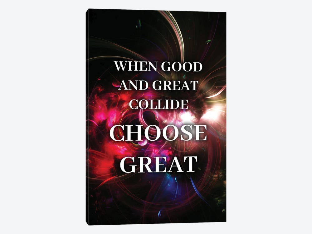Good And Great by Adrian Baldovino 1-piece Canvas Print