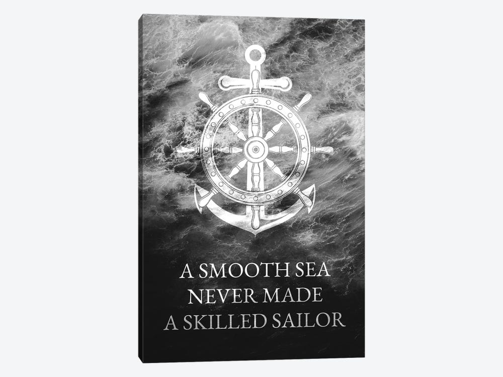 Smooth Sea Skilled Sailor by Adrian Baldovino 1-piece Art Print