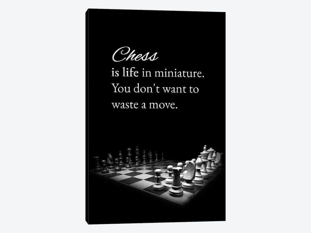 Chess And Life by Adrian Baldovino 1-piece Art Print
