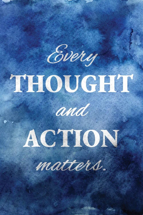 Thought And Action by Adrian Baldovino wall art