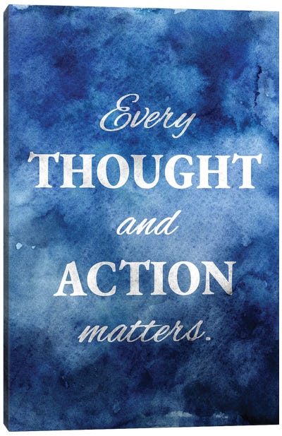Thought And Action Canvas Art Print - Adrian Baldovino