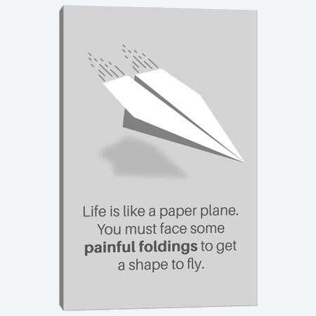 Life And Paper Plane Canvas Print #ABV1346} by Adrian Baldovino Canvas Print