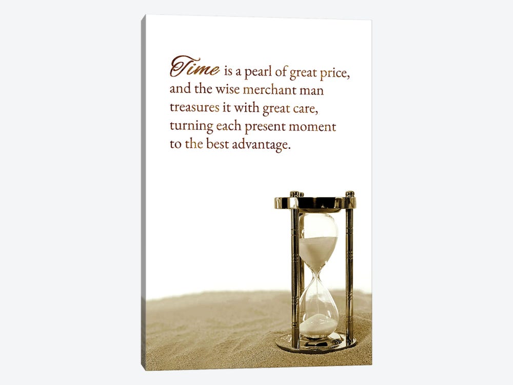 Time Is a Precious Pearl by Adrian Baldovino 1-piece Art Print