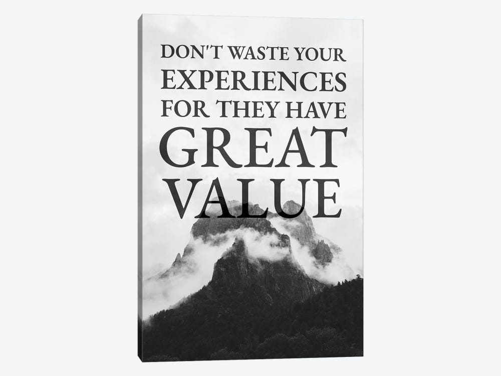 Value Your Experiences by Adrian Baldovino 1-piece Canvas Wall Art