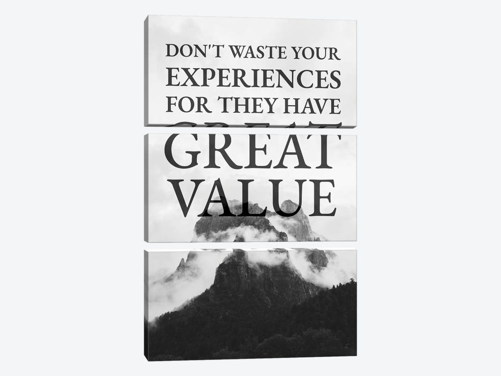 Value Your Experiences by Adrian Baldovino 3-piece Canvas Art
