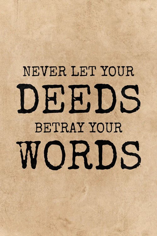 Deeds And Words