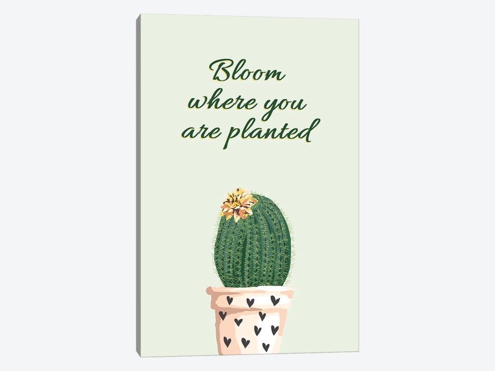 Bloom Where You Are Planted by Adrian Baldovino 1-piece Canvas Artwork