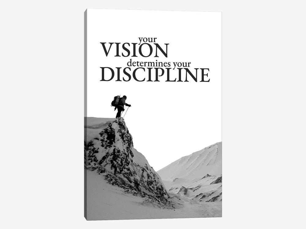 Vision Determines Discipline by Adrian Baldovino 1-piece Art Print