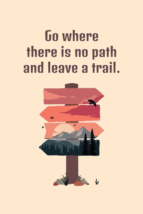 Leave A Path Trail by Adrian Baldovino wall art
