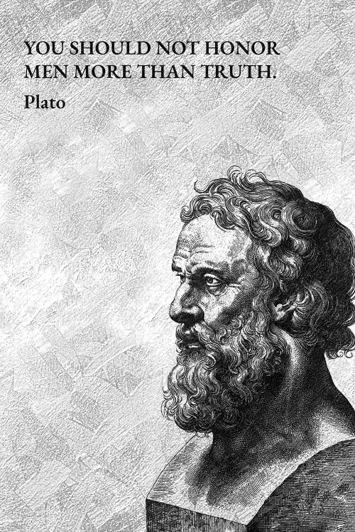 Plato - Supremacy Of Truth by Adrian Baldovino wall art