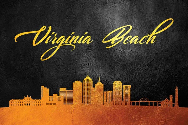 Virginia: Virginia Beach Skyline by Adrian Baldovino