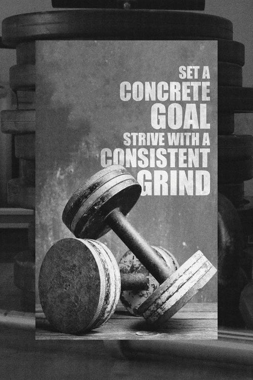 Motivational Gym Quote by Adrian Baldovino wall art