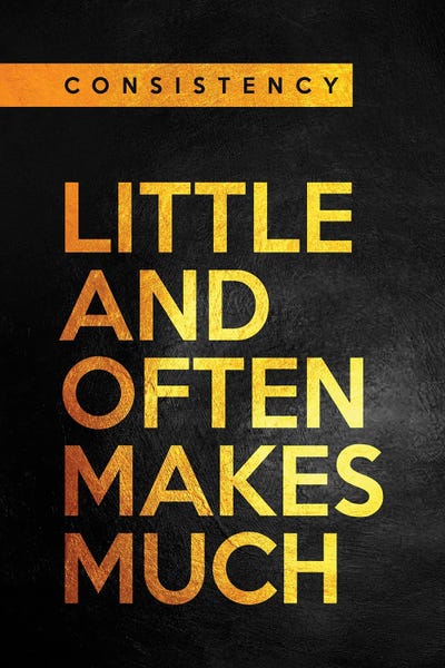 Success: Consistency by Adrian Baldovino