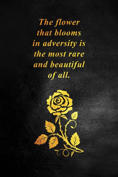 Uniqueness: Bloom In Adversity Motivational Quote by Adrian Baldovino