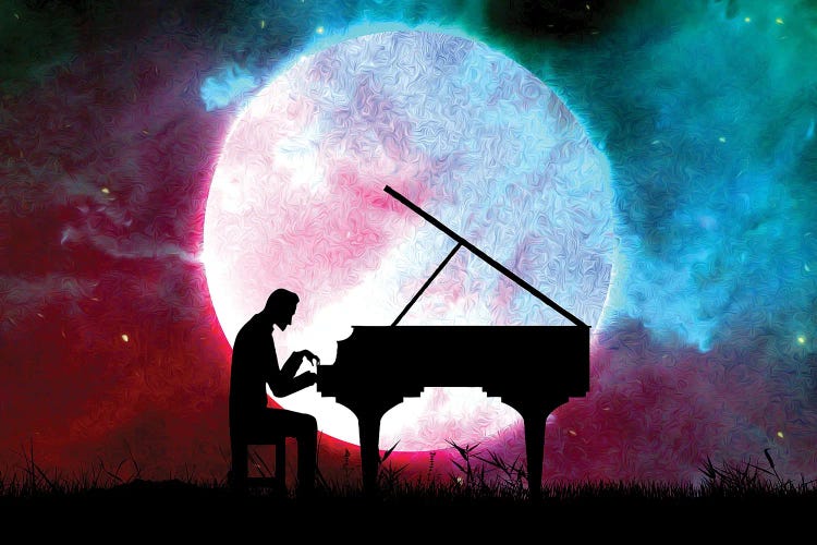 Midnight Sonata by Adrian Baldovino wall art