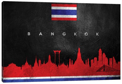 Bangkok Thailand Skyline Canvas Art Print - Bangkok Art