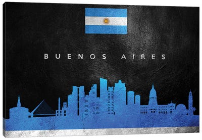 Buenos Aires Argentina Skyline Canvas Art Print - Argentina Art