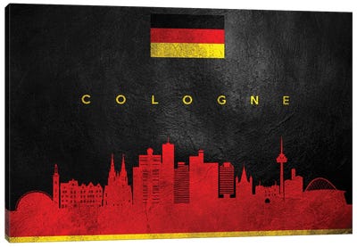 Cologne Germany Skyline Canvas Art Print - Cologne