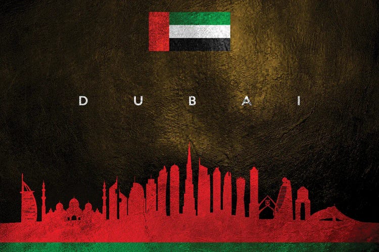 Dubai United Arab Emirates Skyline