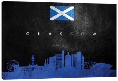 Glasgow Scotland Skyline Canvas Art Print - Glasgow