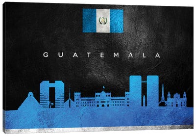Guatemala Skyline Canvas Art Print - Guatemala