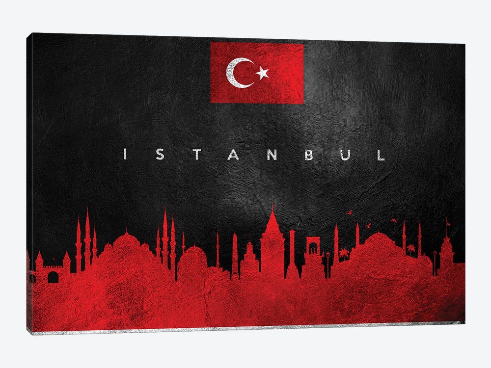 Istanbul Turkey Skyline II by Adrian Baldovino 1-piece Art Print