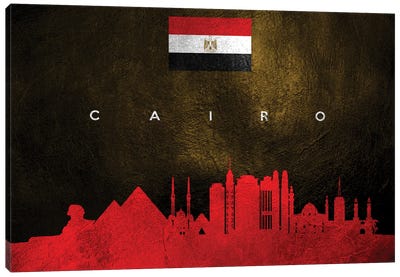 Cairo Egypt Skyline Canvas Art Print - Adrian Baldovino