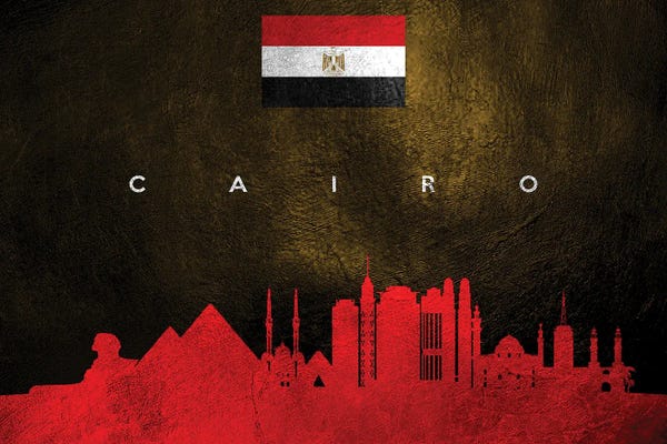 Egypt: Cairo Egypt Skyline by Adrian Baldovino
