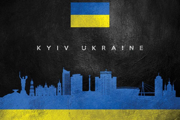 Ukraine: Kyiv Ukraine Skyline by Adrian Baldovino
