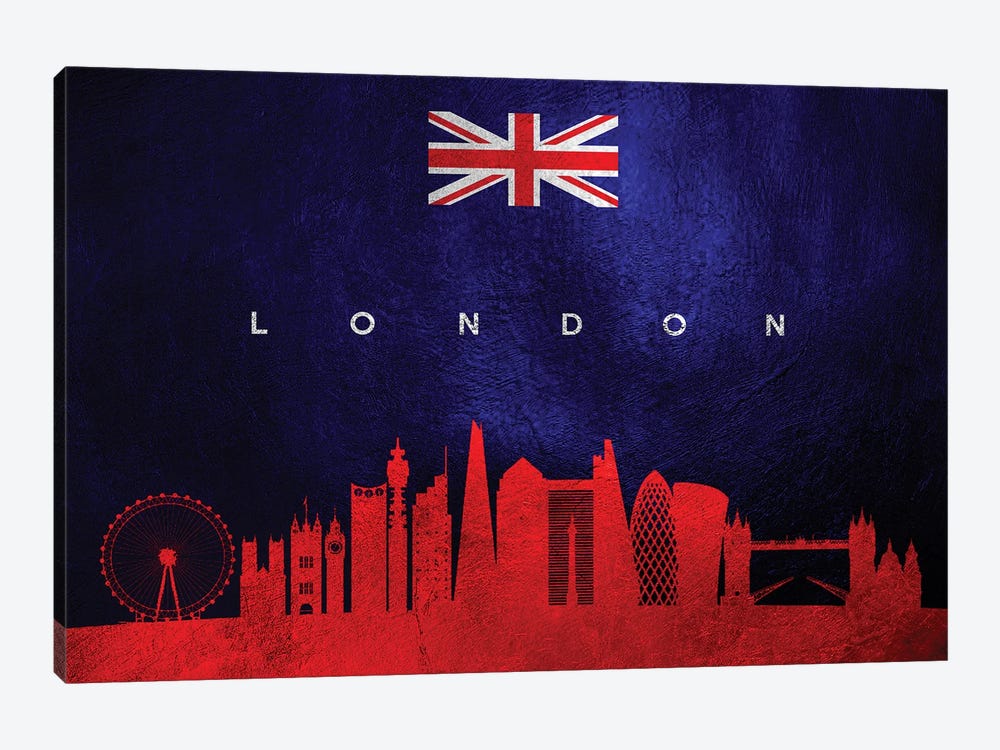 London United Kingdom Skyline by Adrian Baldovino 1-piece Art Print