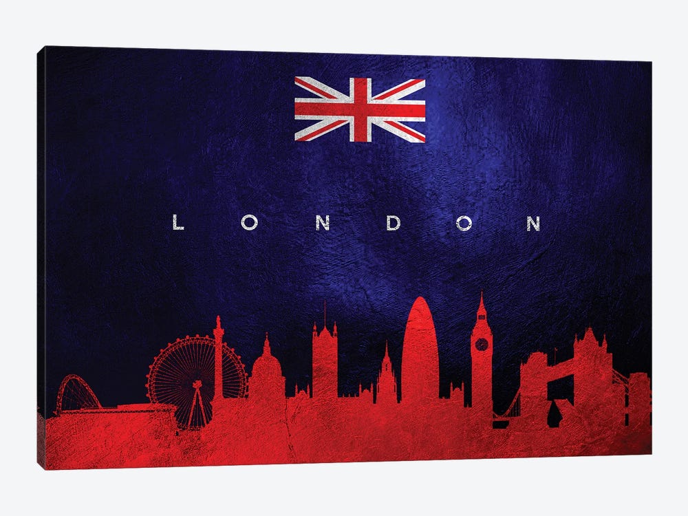 London United Kingdom Skyline II by Adrian Baldovino 1-piece Canvas Artwork