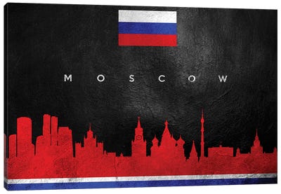 Moscow Russia Skyline Canvas Art Print - Russia Art