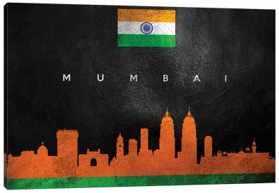 Mumbai India Skyline II Canvas Art Print