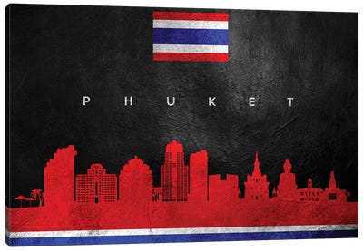 Phuket Thailand Skyline Canvas Art Print