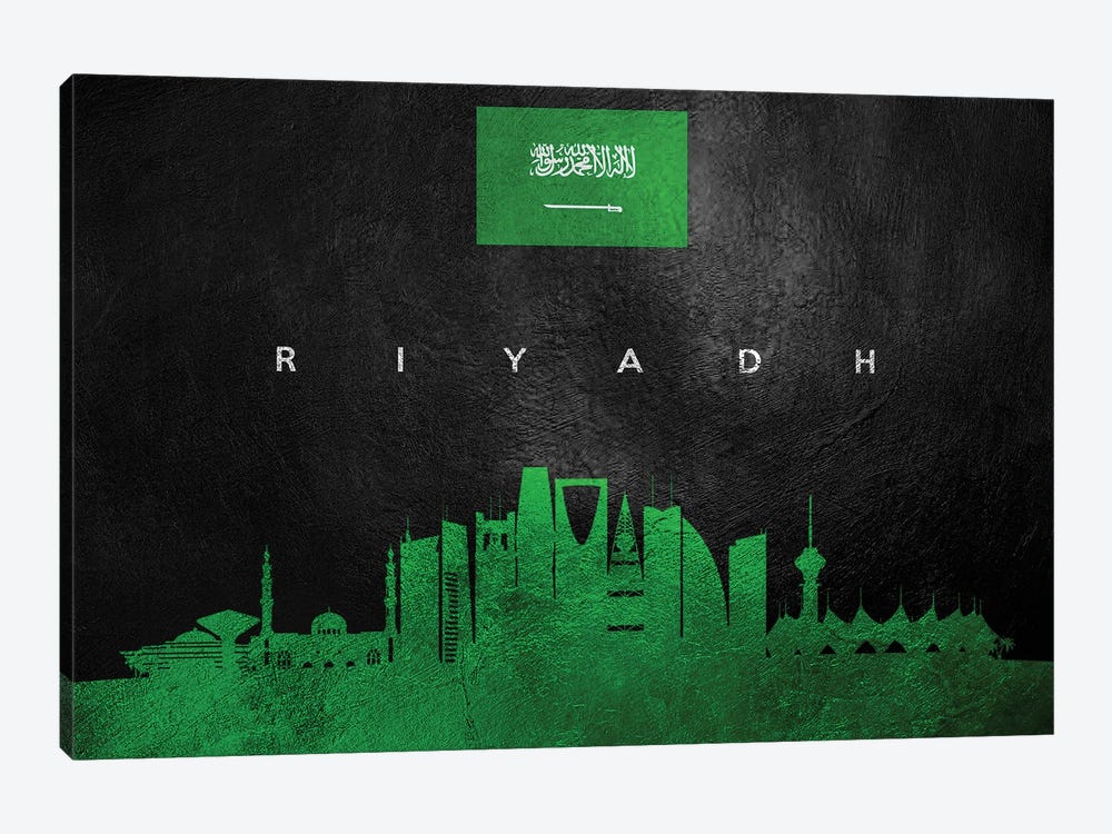 Riyadh Saudi Arabia Skyline II by Adrian Baldovino 1-piece Canvas Wall Art
