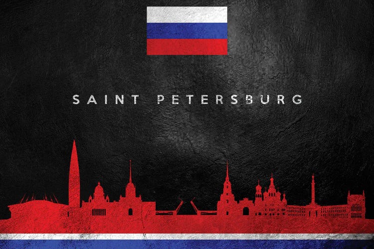 Saint Petersburg Russia Skyline