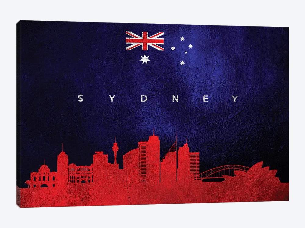 Sydney Australia Skyline by Adrian Baldovino 1-piece Art Print