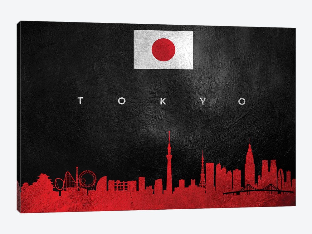 Tokyo Japan Skyline by Adrian Baldovino 1-piece Art Print