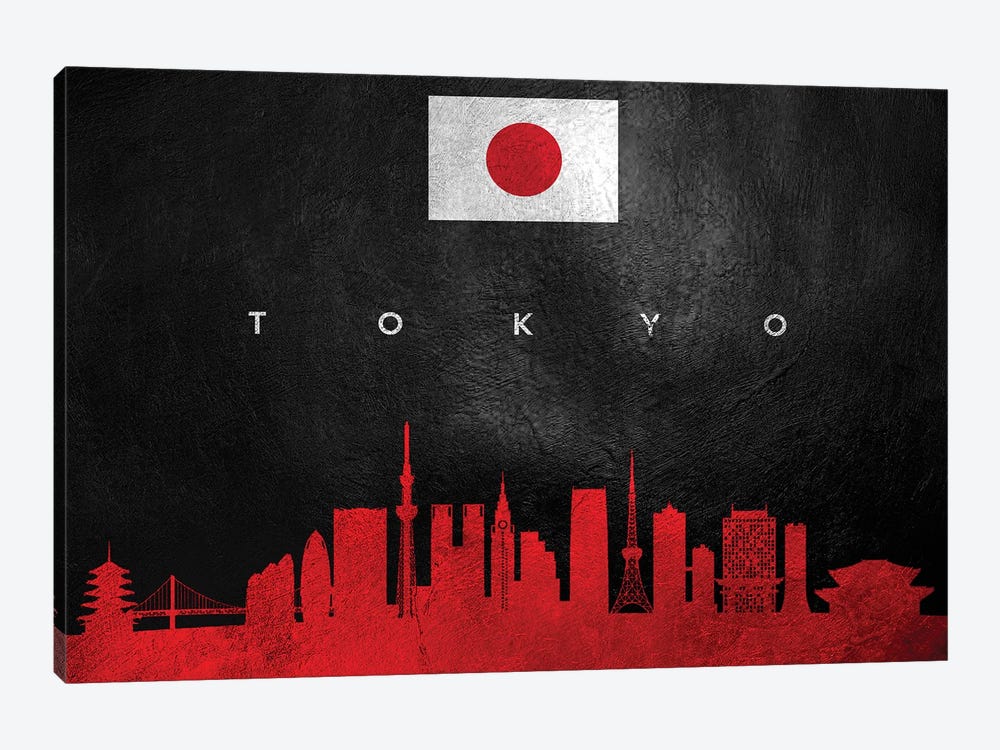 Tokyo Japan Skyline II by Adrian Baldovino 1-piece Canvas Wall Art