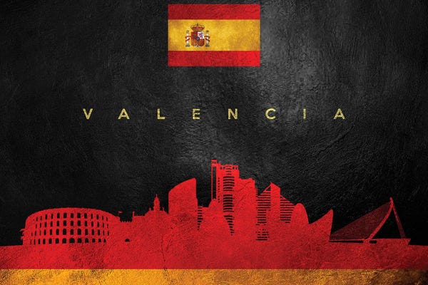 Valencian Community: Valencia Spain Skyline by Adrian Baldovino