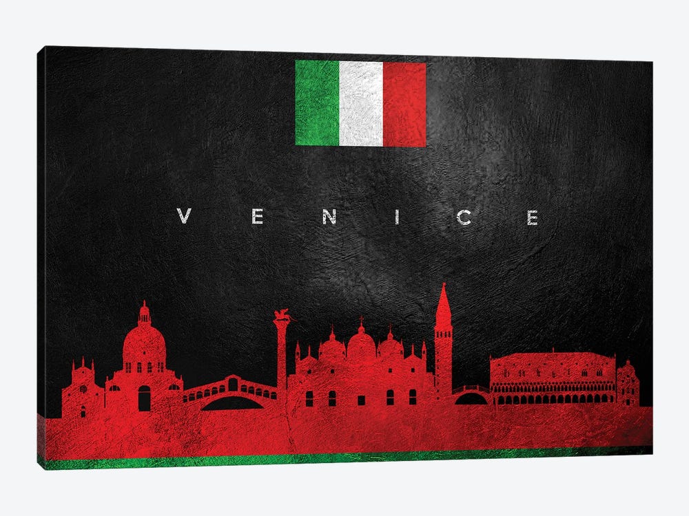 Venice Italy Skyline by Adrian Baldovino 1-piece Canvas Print