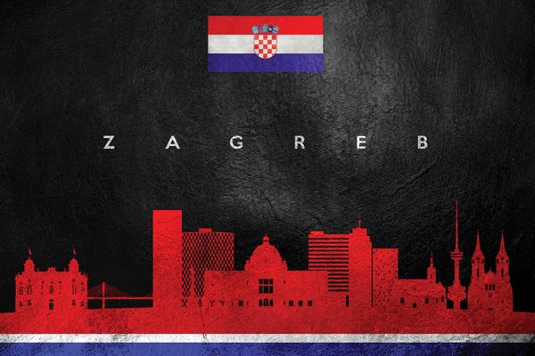 Croatia: Zagreb Croatia Skyline by Adrian Baldovino