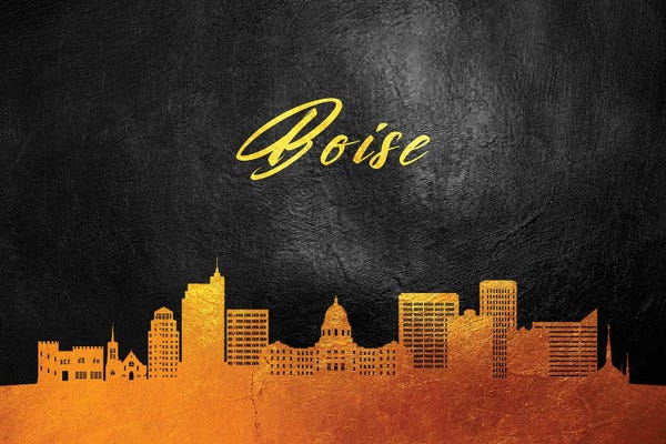 Boise Idaho Gold Skyline