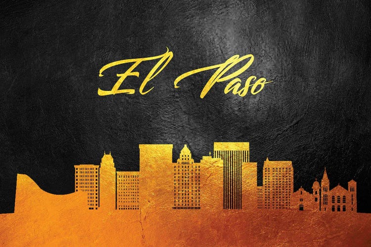 El Paso Texas Gold Skyline