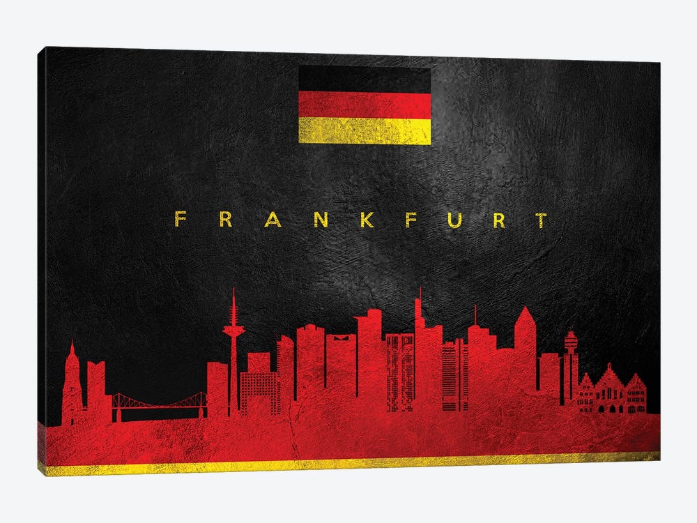 Frankfurt Germany Skyline by Adrian Baldovino 1-piece Canvas Print